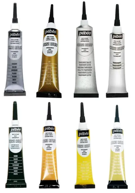 Pebeo Cerne Relief Outliner Tubes 20ml