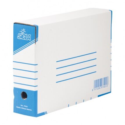 BOITE 33X25 DOS 8,5 CM STANDARD EN CARTON ONDULÉ BLANCHI