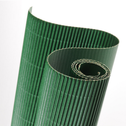 ROULEAUX PAPIER ONDULÉ VERT BOUTEILLE