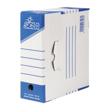 EASY BOXE 385X300 DOS 13,5 CM GM EN CARTON ONDULÉ BLANCHI