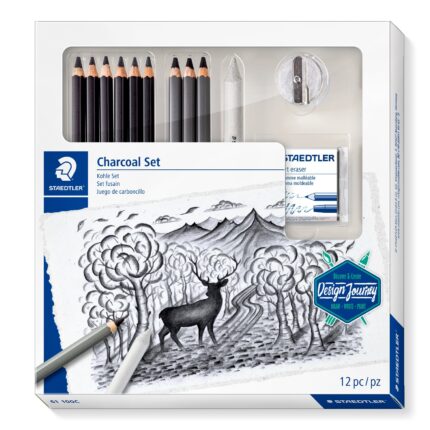 Mars Lumograph charcoal 100C (pack)