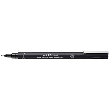 Feutre fin pigment noir 0,9 uni pin