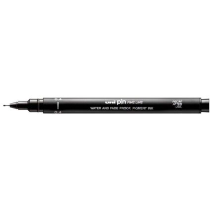 Feutre fin pigment noir 0,4 uni pin