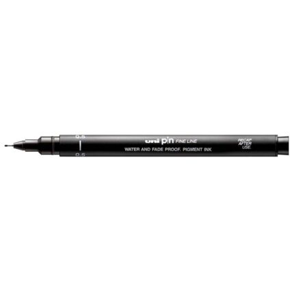 Feutre fin pigment noir 0,5 uni pin