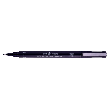 Feutre fin pigment noir 0,6 uni pin