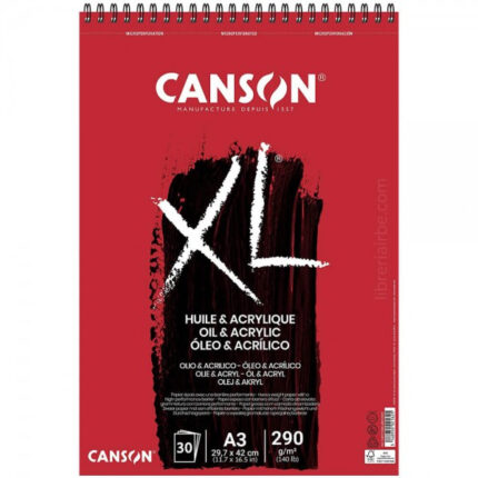Bloc Canson Huile e Acrylique A3 30F 290g