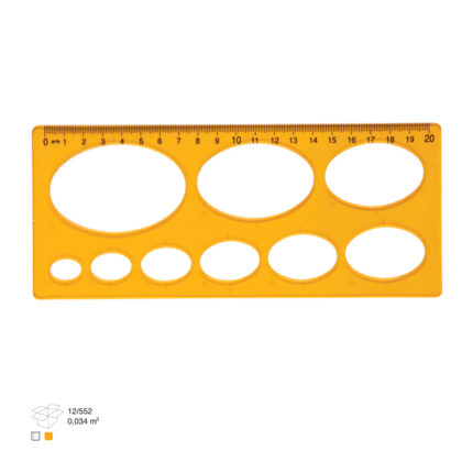 054 Arc Ellipse Template