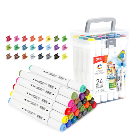 Deli-E70803-24 Sketch Marker
