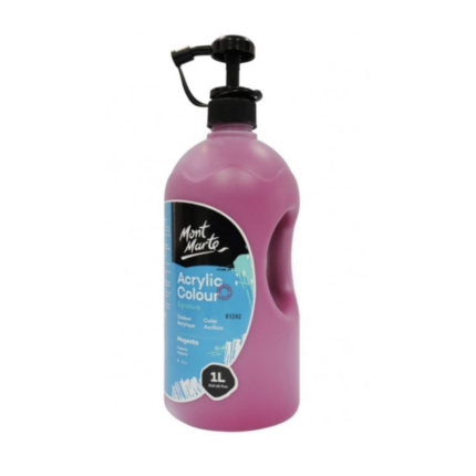 Mont Marte Signature Acrylic Paint Pump Bottle 1L