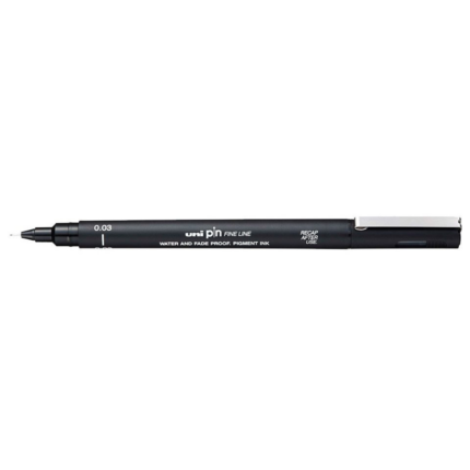 Feutre fin pigment noir 0,03 uni pin