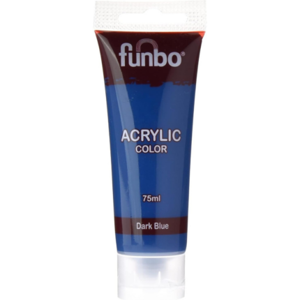 Funbo Acrylic Color 75 mlm Dark Blue