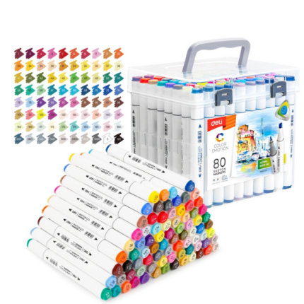 Deli-E70803-80 Sketch Marker