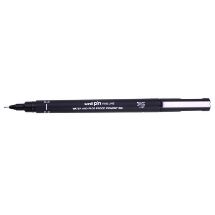 Feutre fin pigment noir 0,2 uni pin