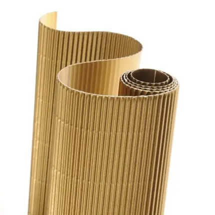 ROULEAUX PAPIER ONDULÉ OR