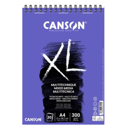 Bloc Canson XL Mixed Media A4 30F 300g