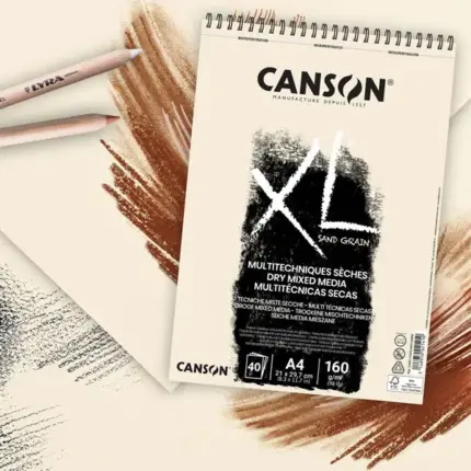 Bloc Canson XL Multi technique sèches A4 40F 160g