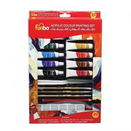 Ensemble de peinture aquarelle 20pcs FUNBO