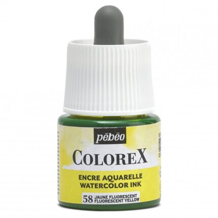 ENCRE AQUARELLE COLOREX 45ML N°19 JAUNE CLAIR PEBEO