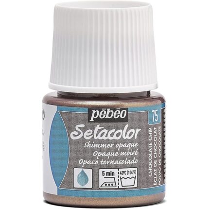 PEINTURE TISSU PEBEO SETACOLOR OPAQUE ECLAT CHOCOL 45ML N°75