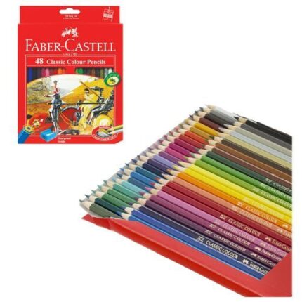 PAQUET DE 48 CRAYONS COULEUR CLASSIC FABER-CASTELL 11 58 58