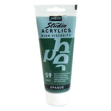 PEINTURE PEBEO STUDIO ACRYLIC 100ML N°59 VERT DE VESSIE
