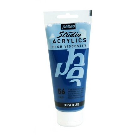 PEINTURE PEBEO STUDIO ACRYLIC 100ML N°56 BLEU DE PRUSSE
