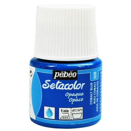 PEINTURE TISSU PEBEO SETACOLOR CLAIRS BLEU COBALT 45ML N° 11