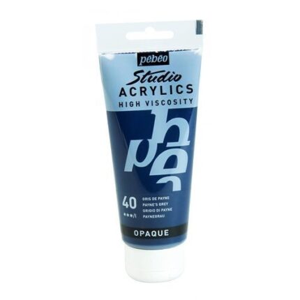 PEINTURE PEBEO STUDIO ACRYLIC 100ML N°40 GRIS DE PAYNE