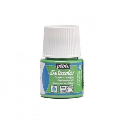 PEINTURE TISSU PEBEO SETACOLOR OPAQUE CHLOROPHYLLE 45ML N°43