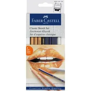 CRAYON PITT SEC BLACK FABER-CASTELL REF:1122-199