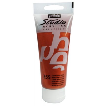 PEINTURE PEBEO STUDIO ACRYLIC 100ML N°355 CUIVRE IRIDESCENT