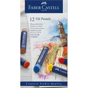 PASTELS A L'HUILE 12 FABER-CASTELL CDE.127012