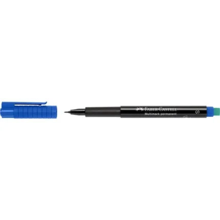STYLO FEUTR PERM S MULTIMARKS FABER-CASTELL 1523 BLEU