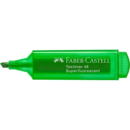 FLUORESCENT FABER CASTELL VERT TEXTLINER REF:154663