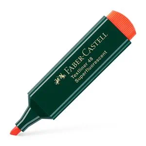 FLUORESCENT FABER CASTELL TEXTLINER48 ORANGE