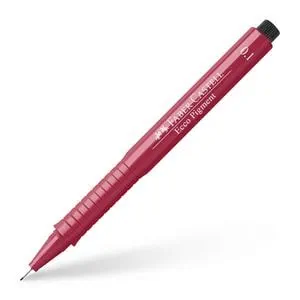 FEUTRE ECCO PIGMENT 0.1 FABER CASTELL ROUGE ART.166121