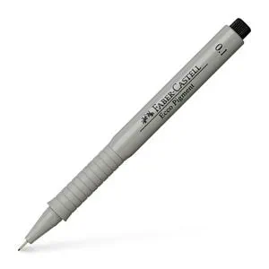 FEUTRE ECCO PIGMENT 0.1 FABER CASTELL NOIR ART.166199