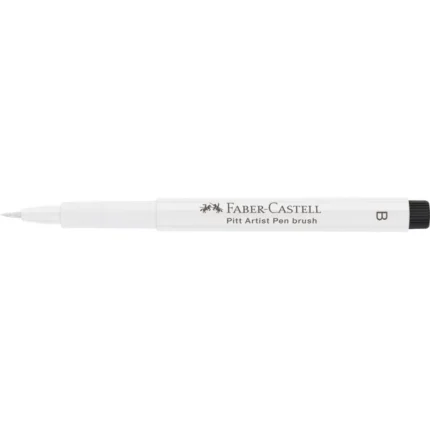 FEUTRE FABER CASTELL PITT ARTIST PEN B BLANC FIN