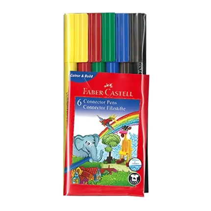 POCHETTE DE 6 FEUTRES FABER-CASTELL CODE.155406