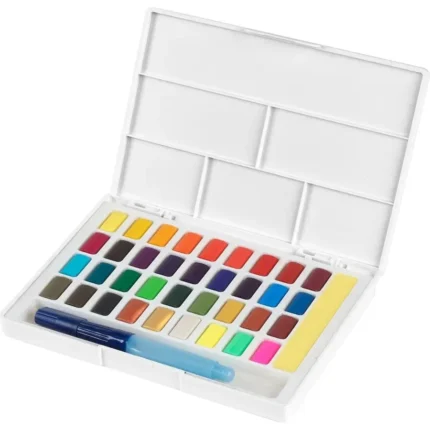 PEINTURE AQUAREL 36 COUL WATERCOL FABER-CASTELL 169736 GODET