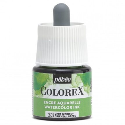 ENCRE AQUARELLE COLOREX 45ML N°44 VERT D'ORIENT PEBEO