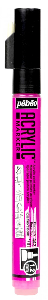 DECOMARKER 1.2MM N°43 ROSE FLUO PEBEO
