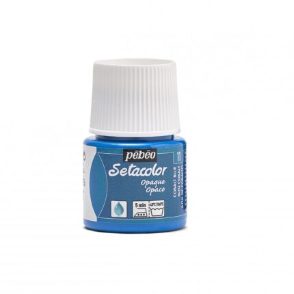 PEINTURE TISSU PEBEO SETACOLOR OPAQUE BLEU COBALT 45ML N° 11