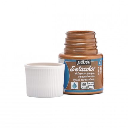 PEINTURE TISSU PEBEO SETACOLOR OPAQUE CUIVRE 45ML N°47