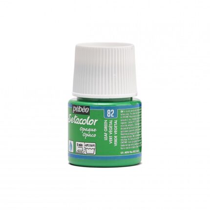 PEINTURE TISSU PEBEO SETACOLOR VERT VEGETAL OPAQU 45ML N° 82