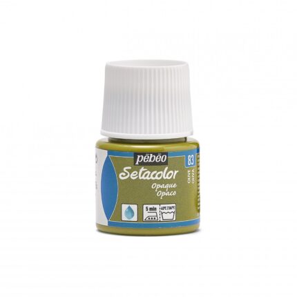 PEINTURE TISSU PEBEO SETACOLOR OPAQUE OLIVE N°83