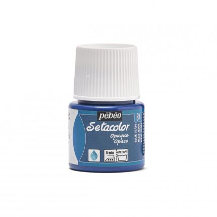 PEINTURE TISSU PEBEO SETACOLOR OPAQUE BLEU JEAN N°84