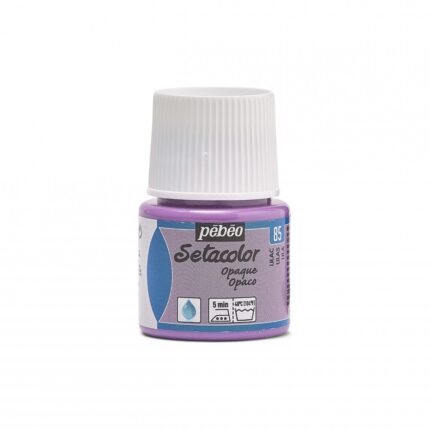 PEINTURE TISSU PEBEO SETACOLOR OPAQUE LILAS 45ML N°85