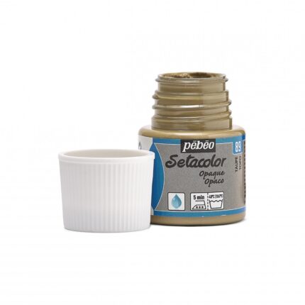 PEINTURE TISSU PEBEO SETACOLOR OPAQUE TAUPE 45ML N°89