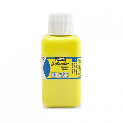 PEINTURE TISSU PEBEO SETACOLOR OPAQUE JAUNE CITRON N°17